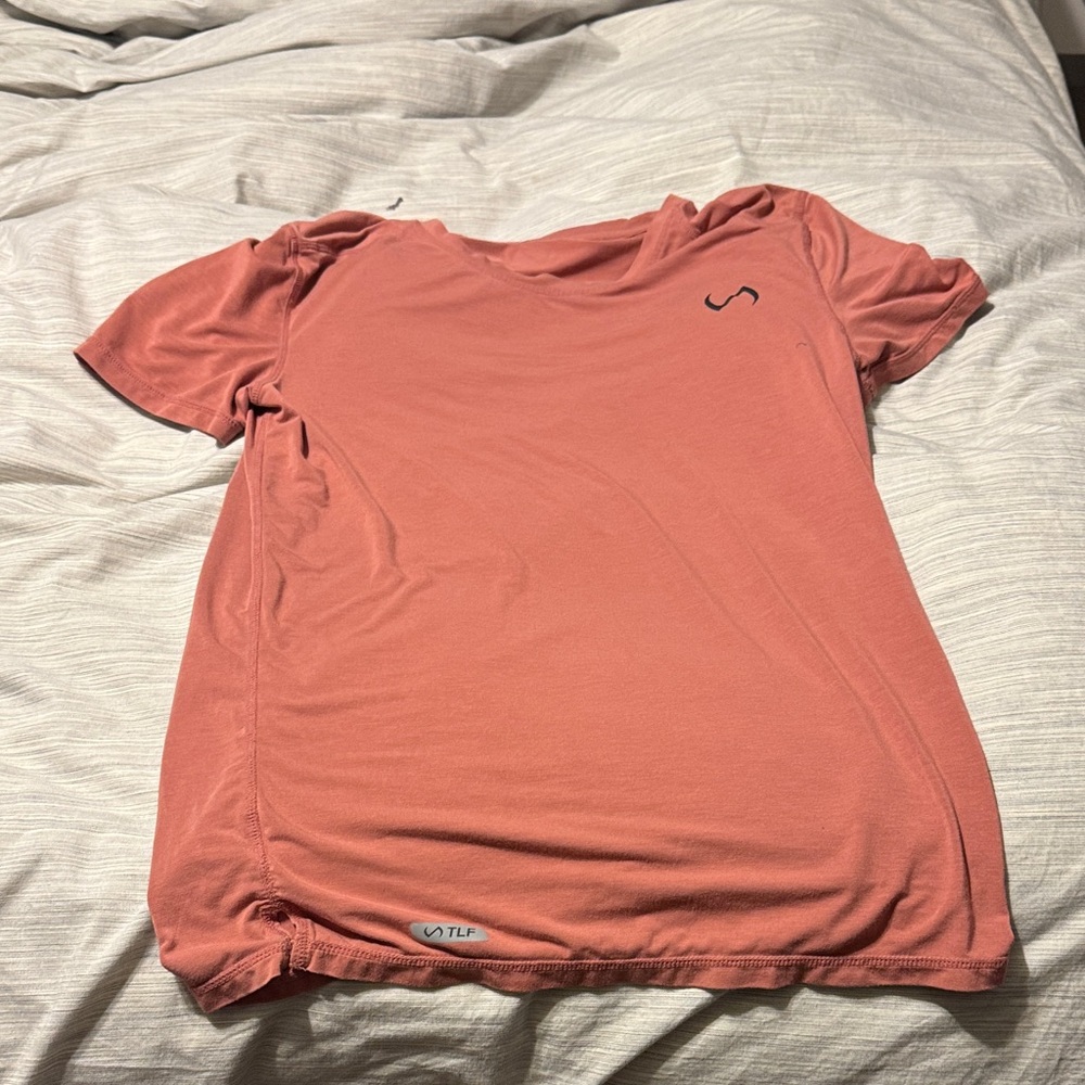 TLF Men's Coral Performance Workout T-Shirt Athletic Tee Size Small